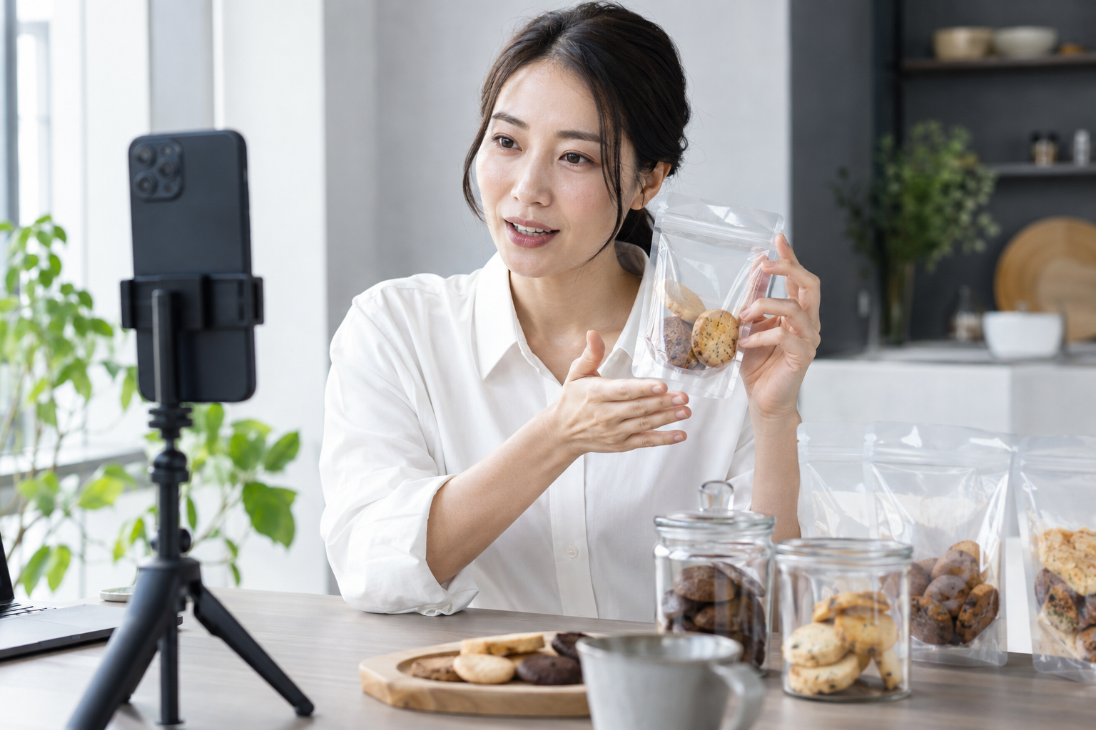 KOLが商品を紹介する場面のイメージ